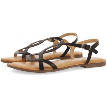 Gioseppo 69113 Lamin-Sandalen NEGRO