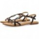 Gioseppo 69113 Lamin-Sandalen NEGRO