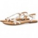 Gioseppo 69113 Lamin-Sandalen BLANCO
