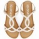 Gioseppo 69113 Lamin-Sandalen BLANCO