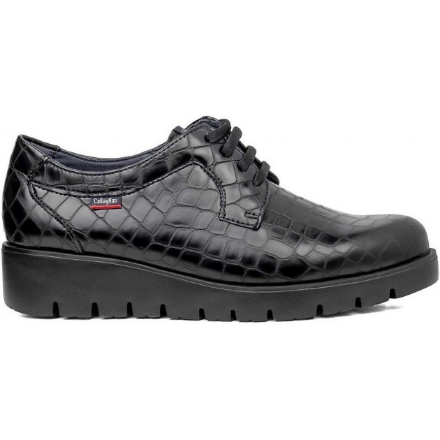 Schuhe CALLAGHAN HAMAN NATÜRLICHES GOLD BLACK