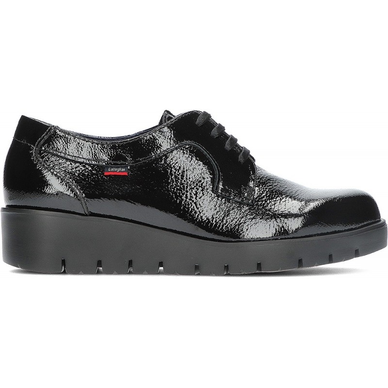 Schuhe CALLAGHAN HAMAN NATÜRLICHES GOLD BLACK_PATENT