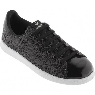 VICTORIA SNEAKERS 112558 GLITZER NEGRO