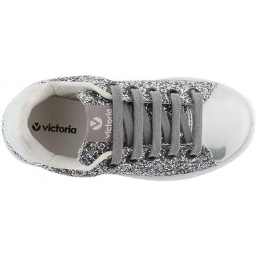 VICTORIA SNEAKERS 112558 GLITZER PLATA