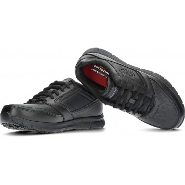 SPORT SKECHERS WORK RELAXED FIT NAMPA SR 77156EC BLACK