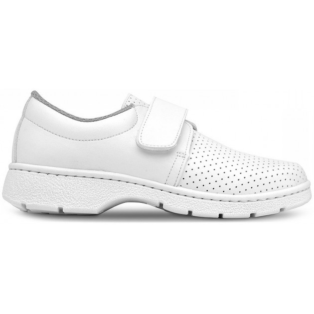 MIKROPERFORIERTE MEDIEN-ARBEITSSCHUHE 21010P BLANCO