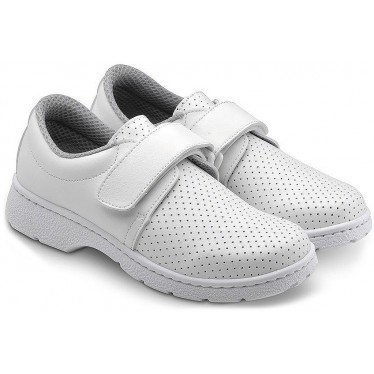 MIKROPERFORIERTE MEDIEN-ARBEITSSCHUHE 21010P BLANCO