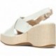 CLARKS MANONWISH SANDALEN WHITE