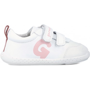 GARVALÍN LEDERSNEAKERS 242320-B BLANCO_ROSA