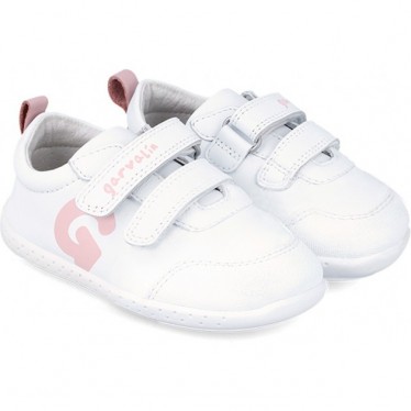 GARVALÍN LEDERSNEAKERS 242320-B BLANCO_ROSA