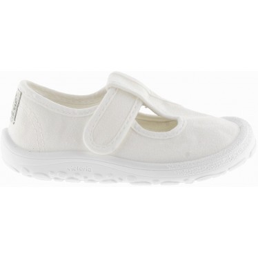Respektvolle Sandale VICTORIA BAREFOOT BOSCO 1370108 BLANCO