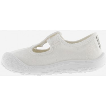 Respektvolle Sandale VICTORIA BAREFOOT BOSCO 1370108 BLANCO