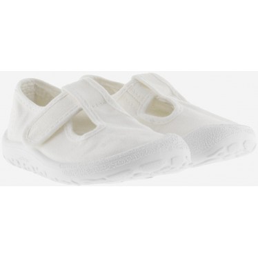 Respektvolle Sandale VICTORIA BAREFOOT BOSCO 1370108 BLANCO