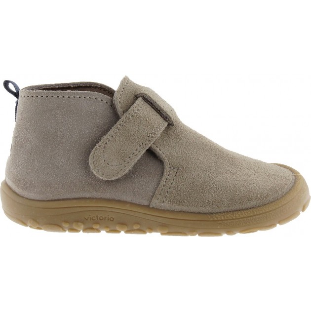 VICTORIA BOSCO BARFUSSSTIEFEL WILDLEDER 1370102 TAUPE