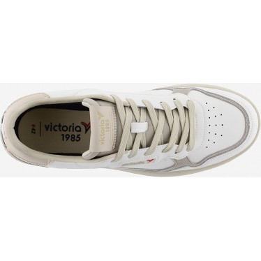 VICTORIA C80 klassische Ledersneaker 8800119 GRIS