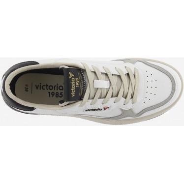 VICTORIA C80 klassische Ledersneaker 8800119 NEGRO