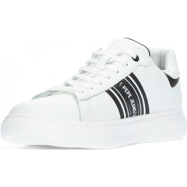 PEPE JEANS Herren-Sneaker pms00023 WHITE