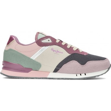 PEPE JEANS London Urbans Damen-Sneaker, Modell pls40022 BLEACH_PINK