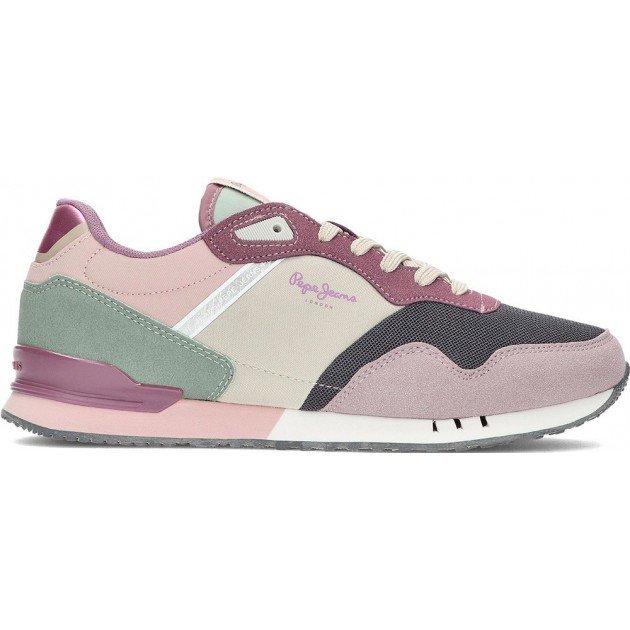 PEPE JEANS London Urbans Damen-Sneaker, Modell pls40022 BLEACH_PINK PEPE JEANS London Urbans Damen-Sneaker, Modell pls40022 BLEACH_PINK