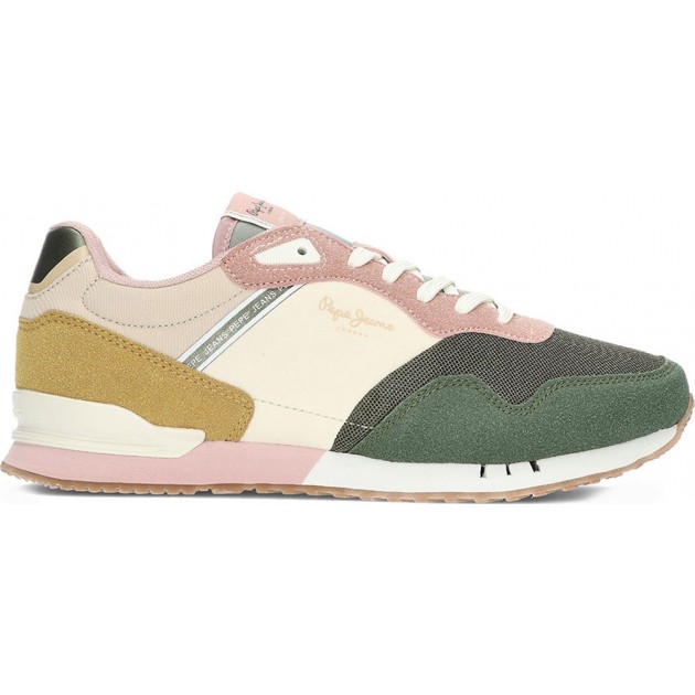 PEPE JEANS London Urbans Damen-Sneaker, Modell pls40022 FOREST_KHAKI_GREEN PEPE JEANS London Urbans Damen-Sneaker, Modell pls40022 FOREST_KHAKI_GREEN