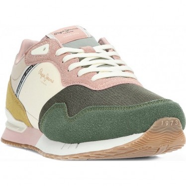 PEPE JEANS London Urbans Damen-Sneaker, Modell pls40022 FOREST_KHAKI_GREEN