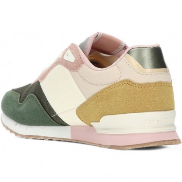 PEPE JEANS London Urbans Damen-Sneaker, Modell pls40022 FOREST_KHAKI_GREEN