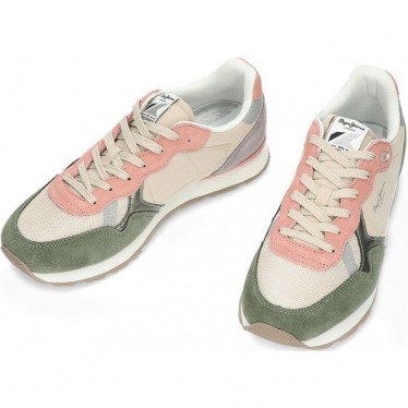 Damen-Sneaker von PEPE JEANS brit mixt pls40019 CASTING_GREEN