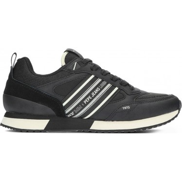 PEPE JEANS Dublin junge Herren-Sneaker pms40014 BLACK