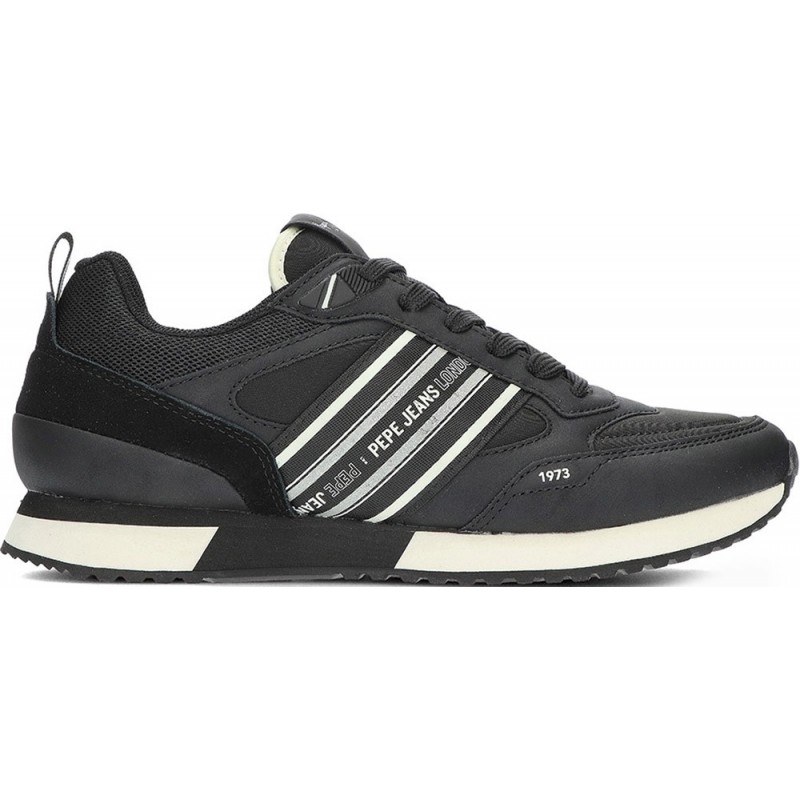 PEPE JEANS Dublin junge Herren-Sneaker pms40014 BLACK