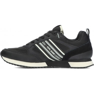 PEPE JEANS Dublin junge Herren-Sneaker pms40014 BLACK