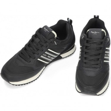 PEPE JEANS Dublin junge Herren-Sneaker pms40014 BLACK