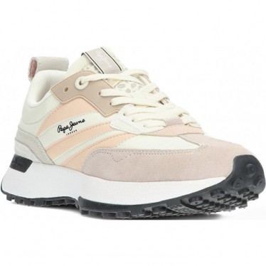 PEPE JEANS Damen-Sneaker Lucky Top pls60020 MOUSSE_WHITE