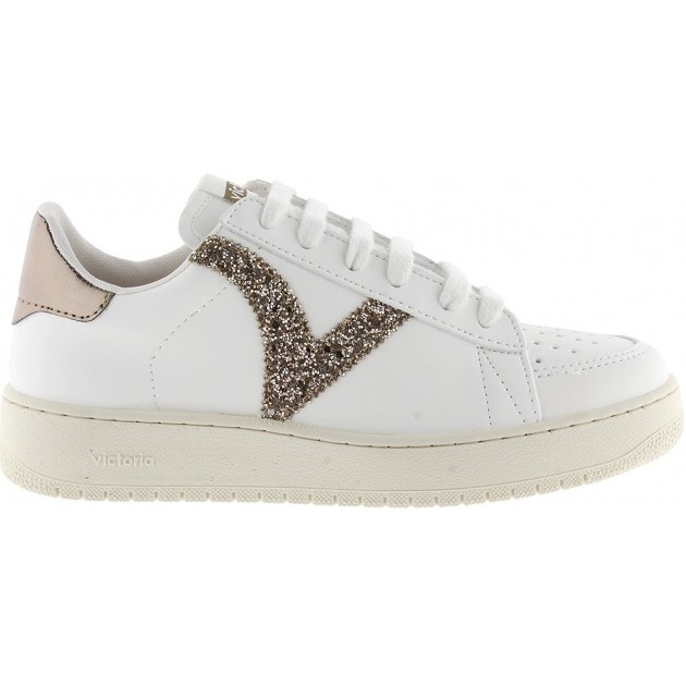 VICTORIA Madrid Basket Ledereffekt-Sneaker 1258254 PLATINO VICTORIA Madrid Basket Ledereffekt-Sneaker 1258254 PLATINO
