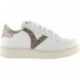 VICTORIA Madrid Basket Ledereffekt-Sneaker 1258254 PLATINO