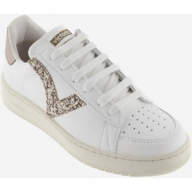 VICTORIA Madrid Basket Ledereffekt-Sneaker 1258254 PLATINO