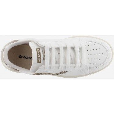 VICTORIA Madrid Basket Ledereffekt-Sneaker 1258254 PLATINO