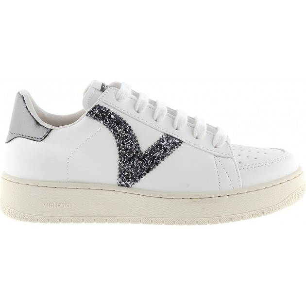 VICTORIA Madrid Basket Ledereffekt-Sneaker 1258254 ANTRACITA VICTORIA Madrid Basket Ledereffekt-Sneaker 1258254 ANTRACITA
