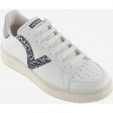 VICTORIA Madrid Basket Ledereffekt-Sneaker 1258254 ANTRACITA