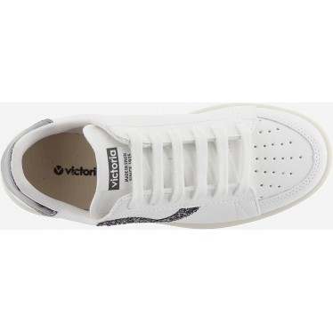 VICTORIA Madrid Basket Ledereffekt-Sneaker 1258254 ANTRACITA