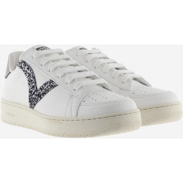 VICTORIA Madrid Basket Ledereffekt-Sneaker 1258254 ANTRACITA