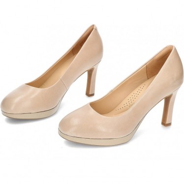 CLARKS PAVONA COURT-ABSATZSCHUHE SAND