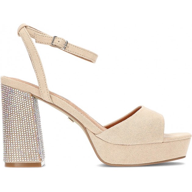 MARIAMARE SANDALEN MIT DIAMANTABSATZ 68341 NUDE
