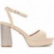 MARIAMARE SANDALEN MIT DIAMANTABSATZ 68341 NUDE
