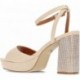 MARIAMARE SANDALEN MIT DIAMANTABSATZ 68341 NUDE