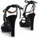 MARIAMARE SANDALEN MIT ABSATZ 68367 BLACK