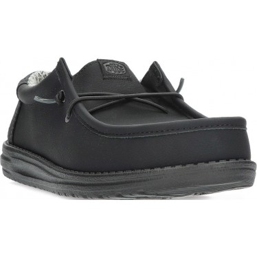 DUDE Herren-Loafer Wally Classic 41894 BLACK_CHARCOAL