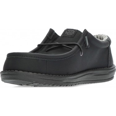 DUDE Herren-Loafer Wally Classic 41894 BLACK_CHARCOAL