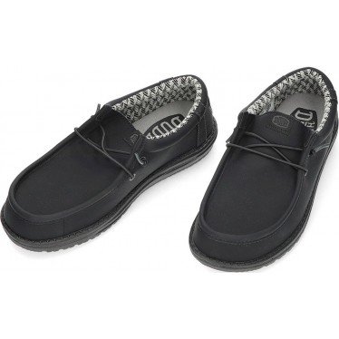 DUDE Herren-Loafer Wally Classic 41894 BLACK_CHARCOAL