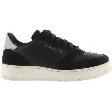 Victoria Sneakers 1258255 Madrid Wildleder NEGRO