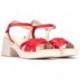 Wonders D-1011 Catalina Sandalen ROJO